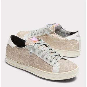 P448 John Glitter Low Top Sneakers Rose Gold Grey 7